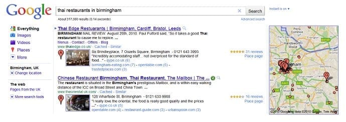 Local search optimisation