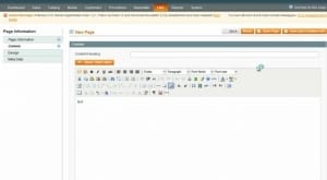 How to customise a CMS page in Magento video tutorial