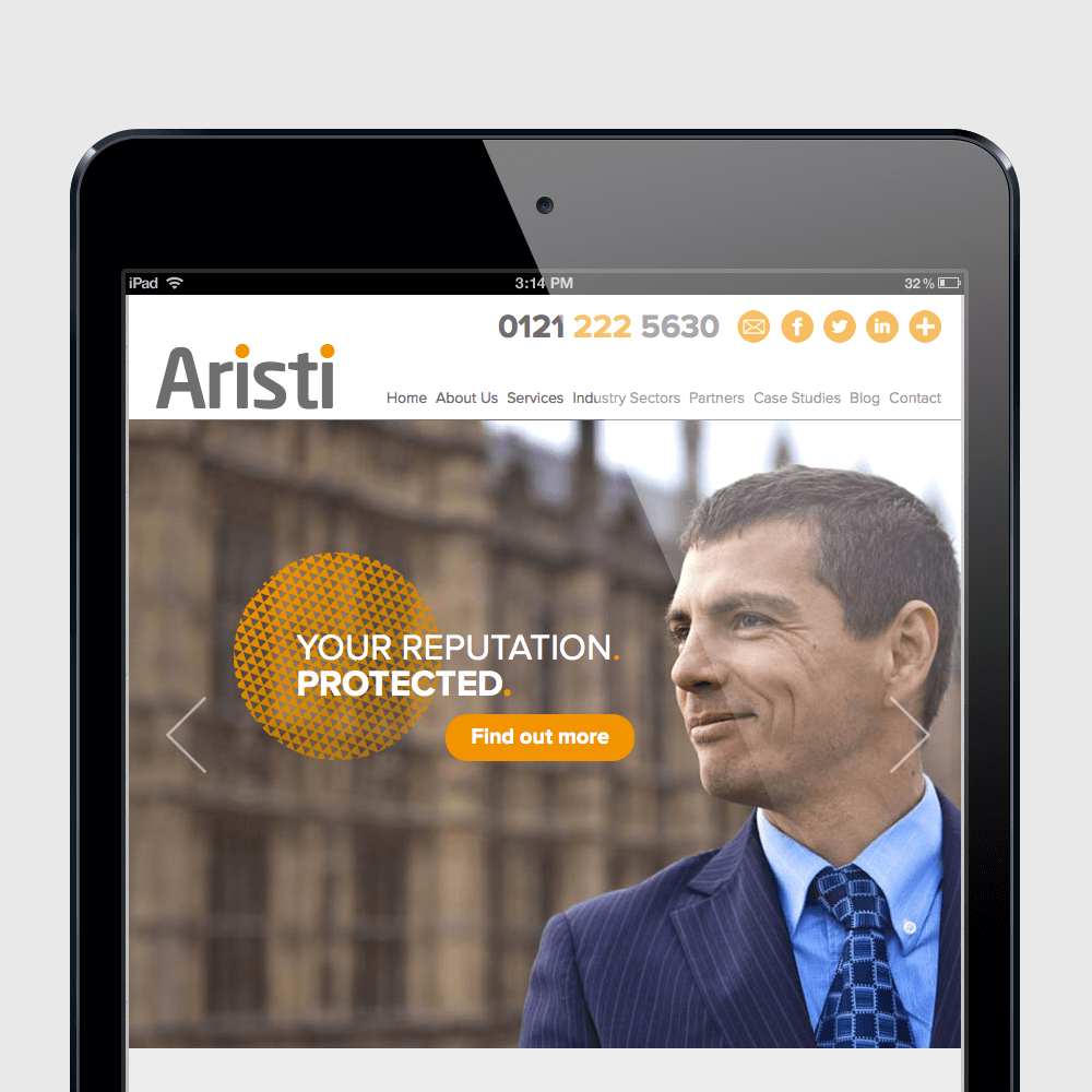 Aristi Responsive Joomla Design