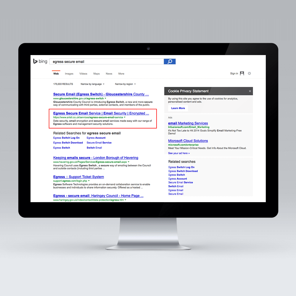 Aristi SEO - secure email