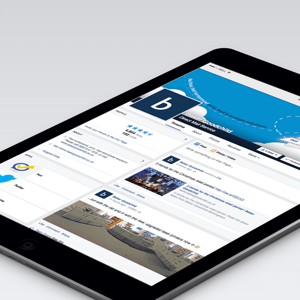 Baker Goodchild Facebook Design
