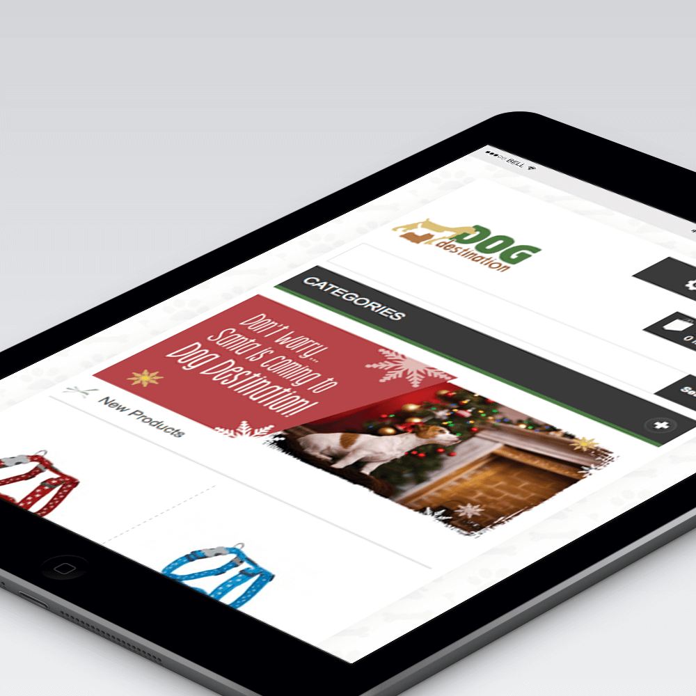 Dog Desintaion Responsive Ecommerce Design