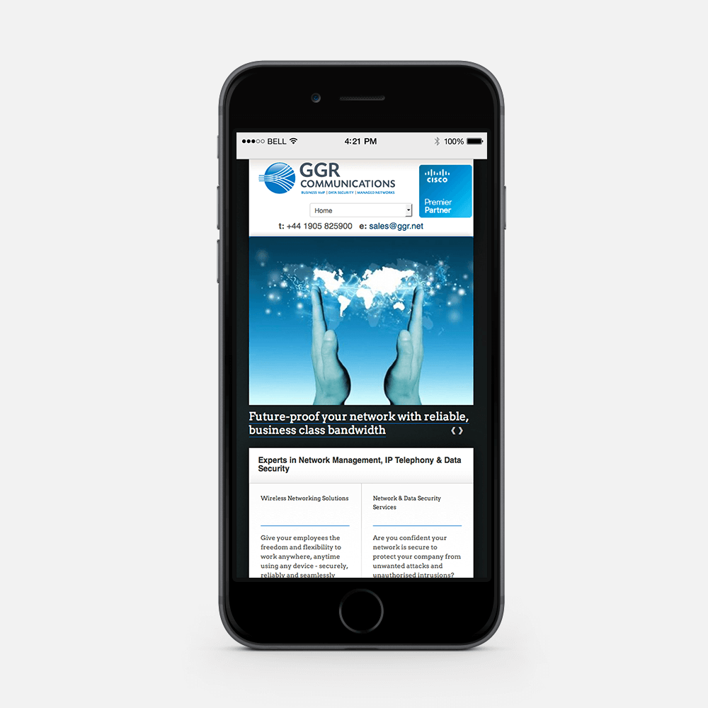 GGR Communications Mobile Design