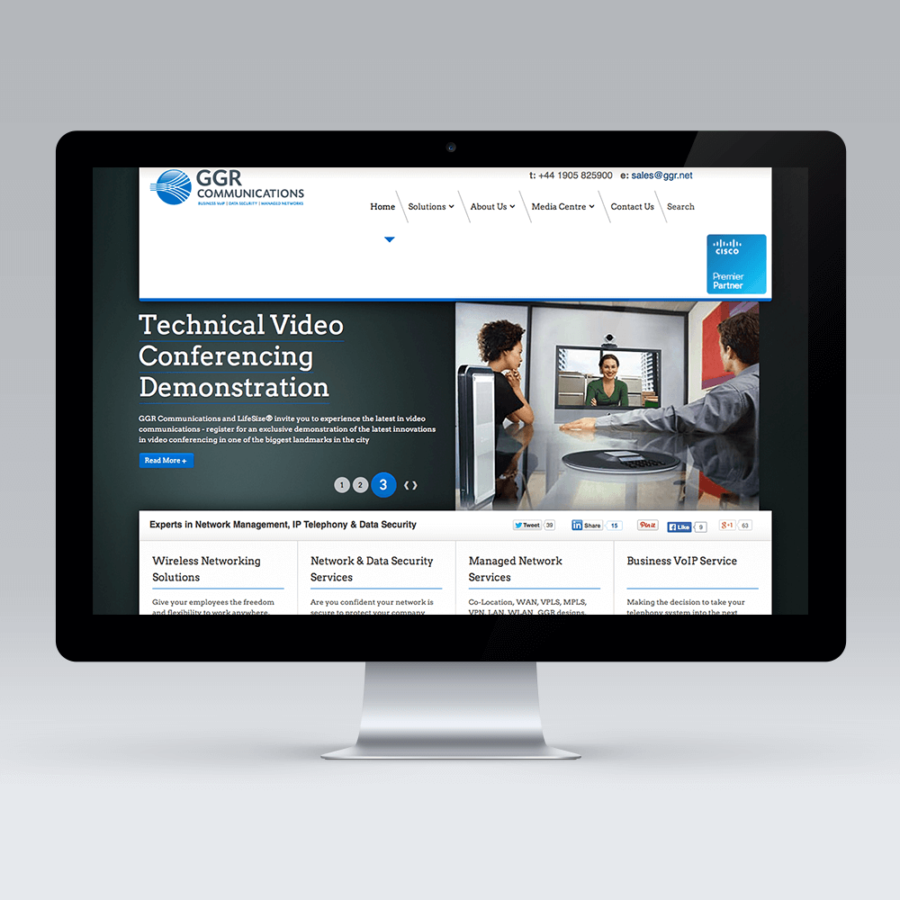 GGR Communications Responsive Design