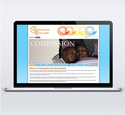 Compassionate Communities Bespoke Joomla Design