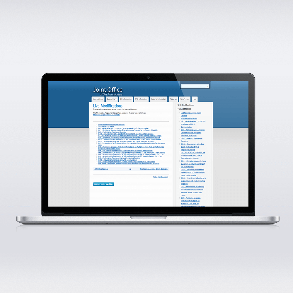 Joint Office of Gas Transporters Drupal Documents Migration