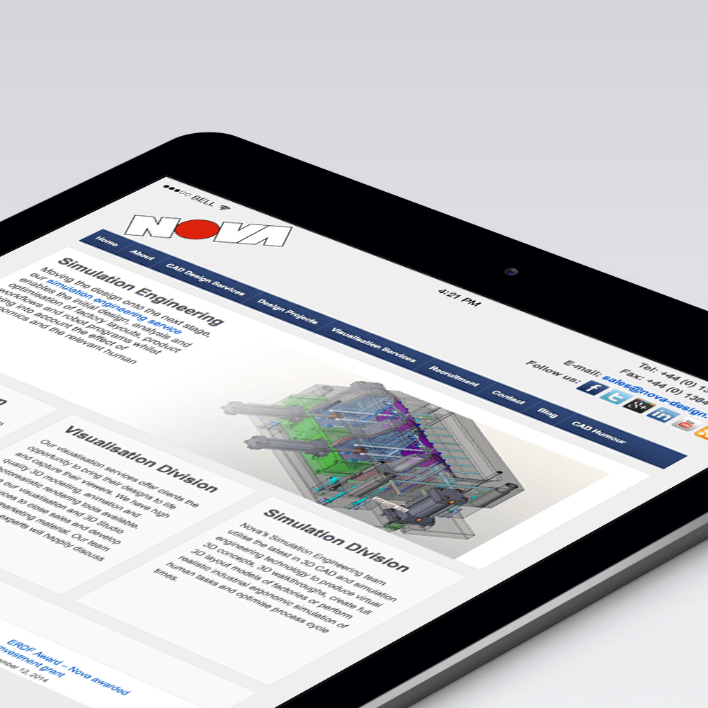 Nova Design Responsive WordPress Design