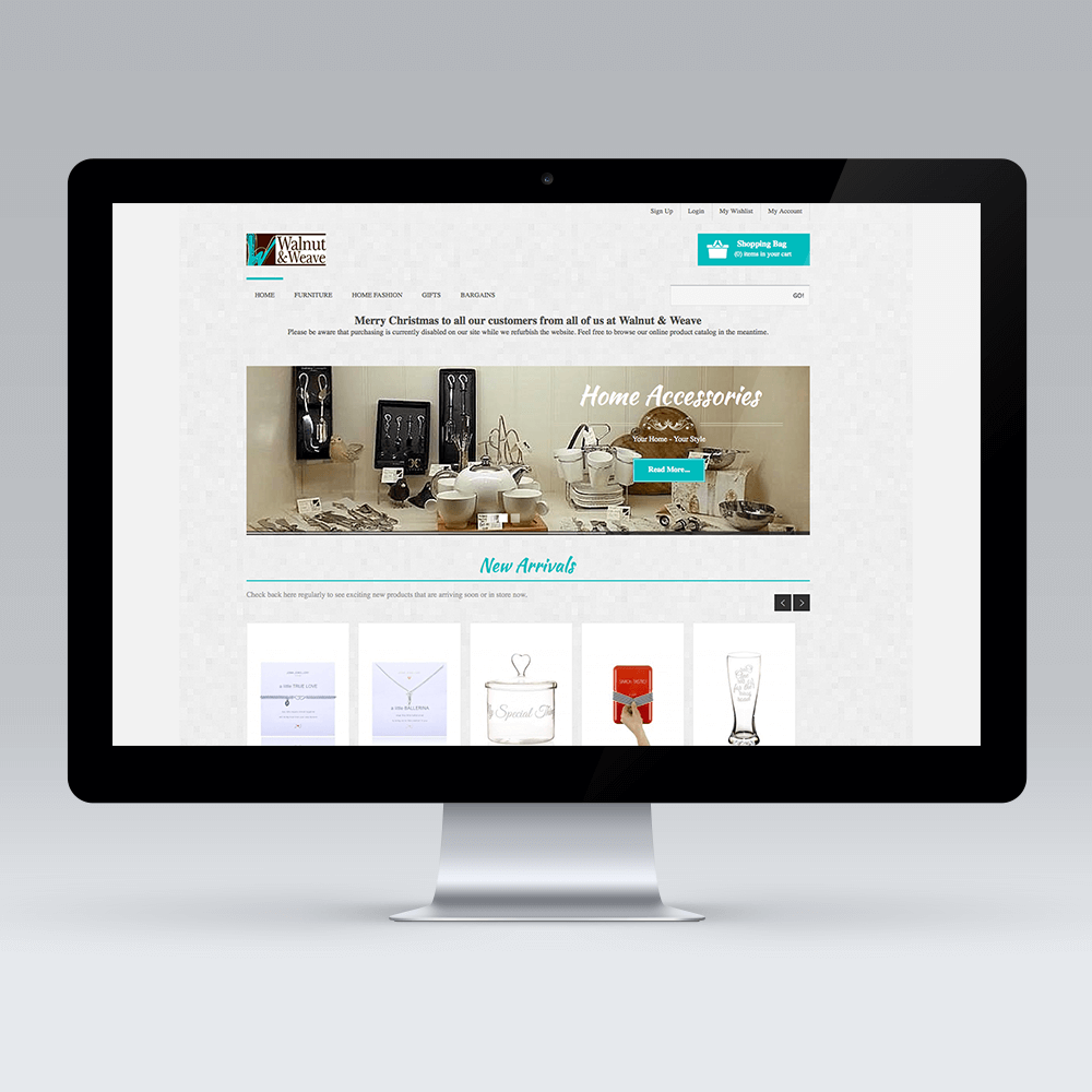 Walnut and Weave Responsive Web Design