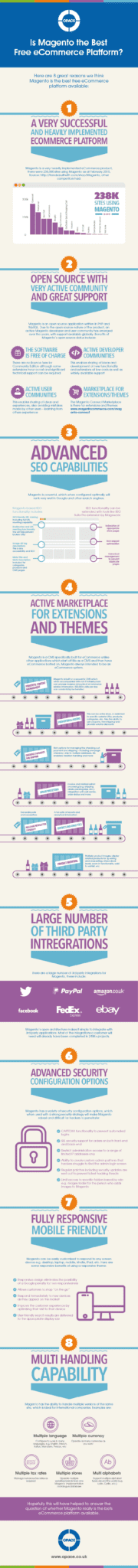 Infographic to look at whether magento is the best free ecommerce platform