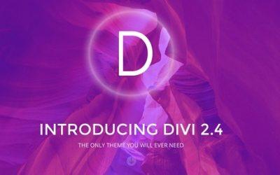 Infinite possibilities & revolutionary web design with the Divi 2.4 theme for WordPress