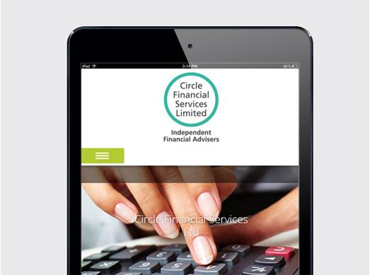 Circle Finance Services Mobile design