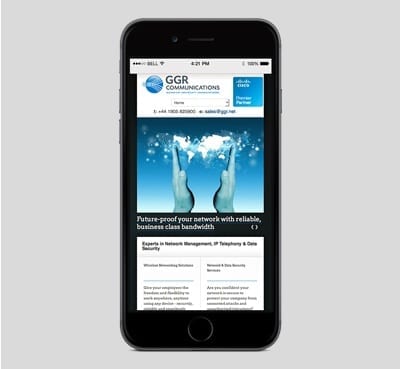 Ggr communications mobile design