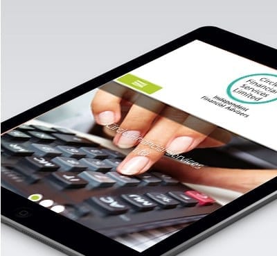 Circle Finance Services Mobile design