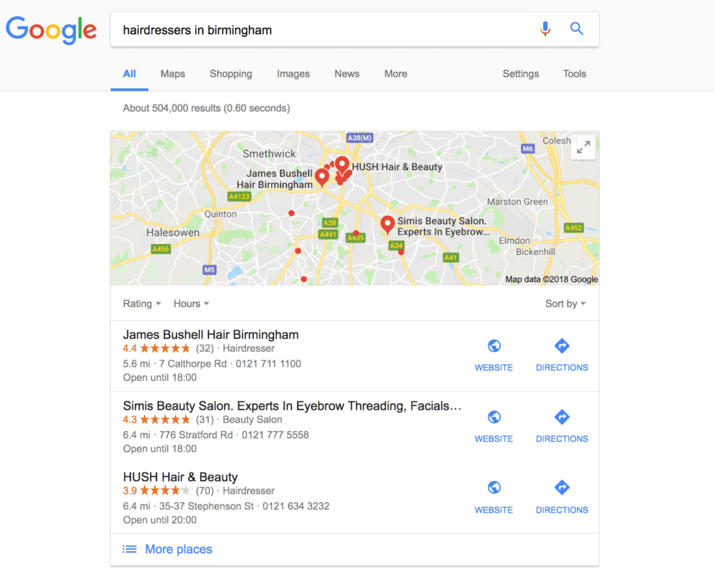 Google localised marketing