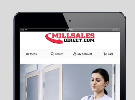 Millsales mobile design