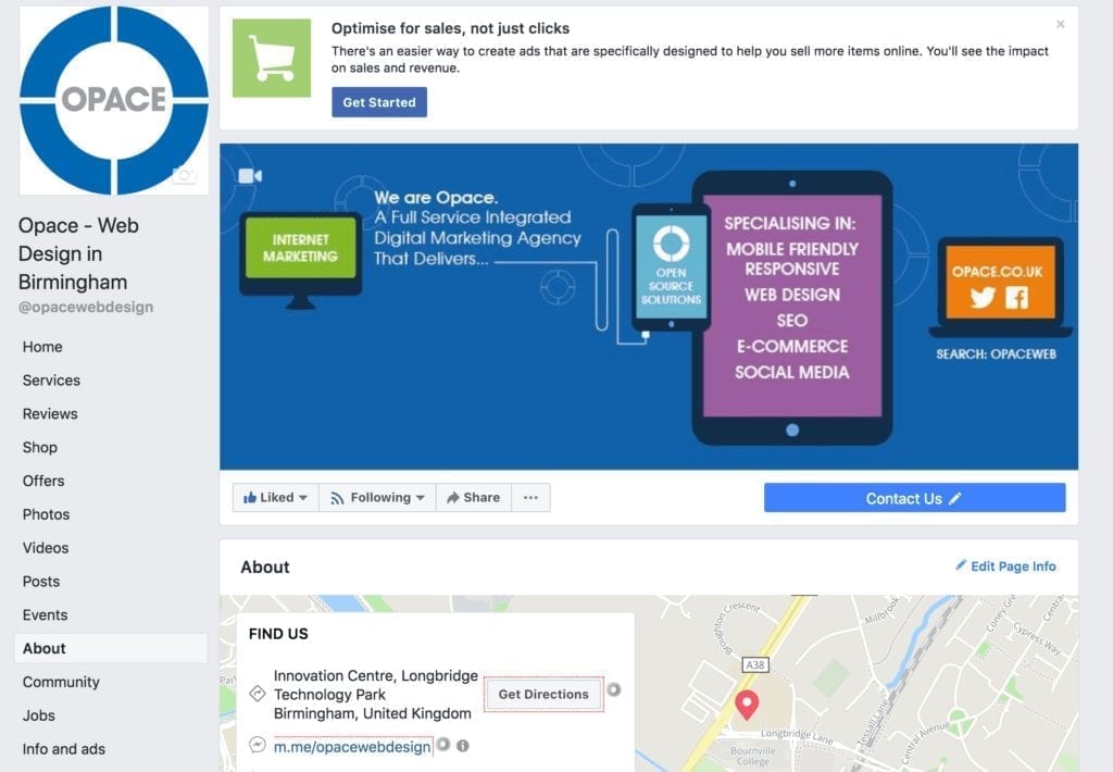 Screen shot 2018 10 09 at 11. 09. 48 - how to install a custom tab, welcome page or static html (iframe) on your facebook business page Screen shot 2default tabs available within facebook