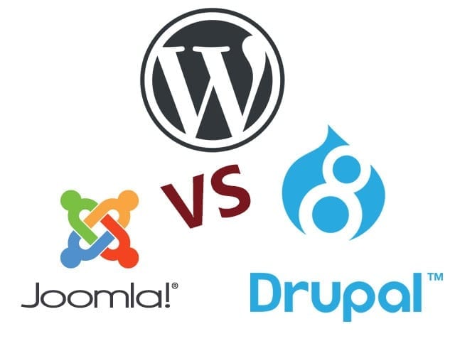 Comparison – wordpress vs drupal vs joomla