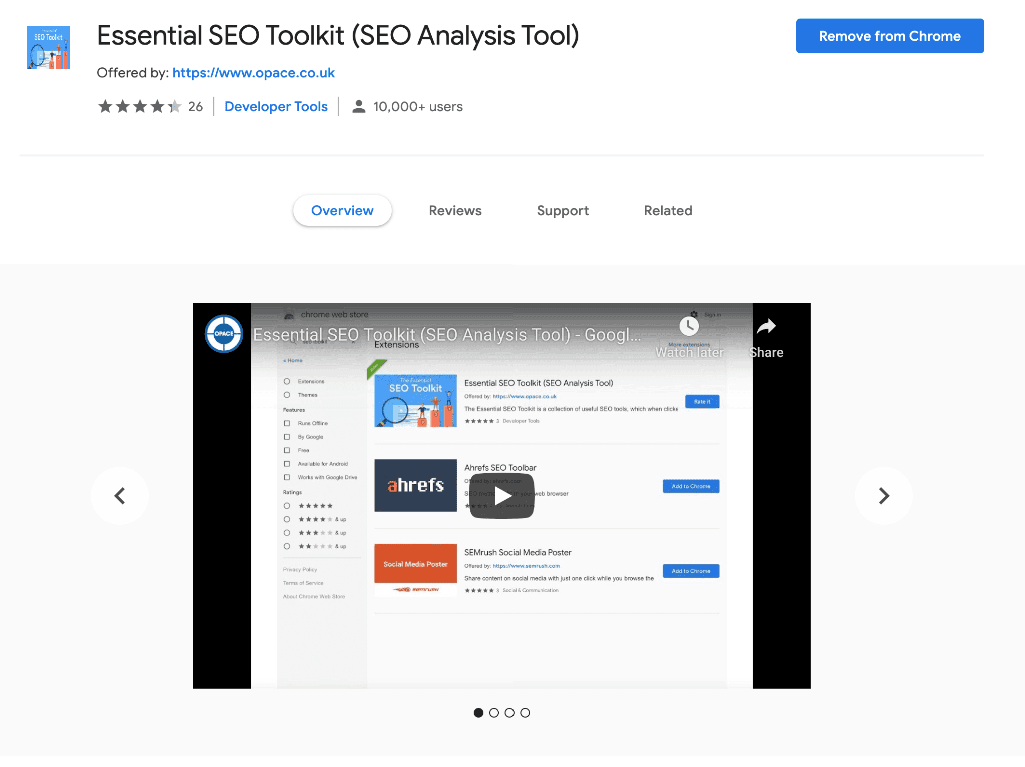 Opace Essential SEO Toolkit