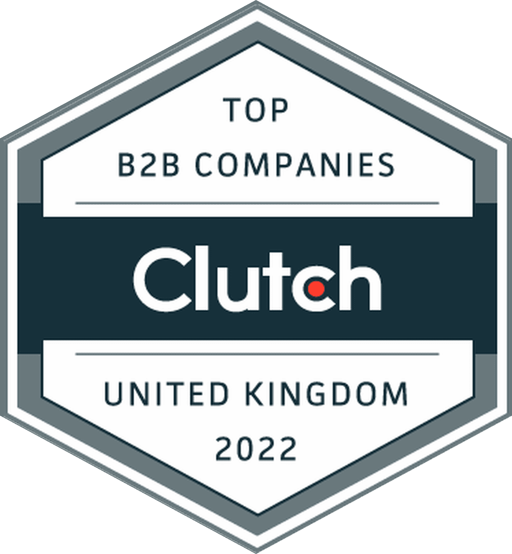 UK Top B2B Companies Clutch Leadership Badge