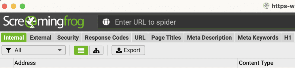 seo spider website scraper to scrape web data into excel
